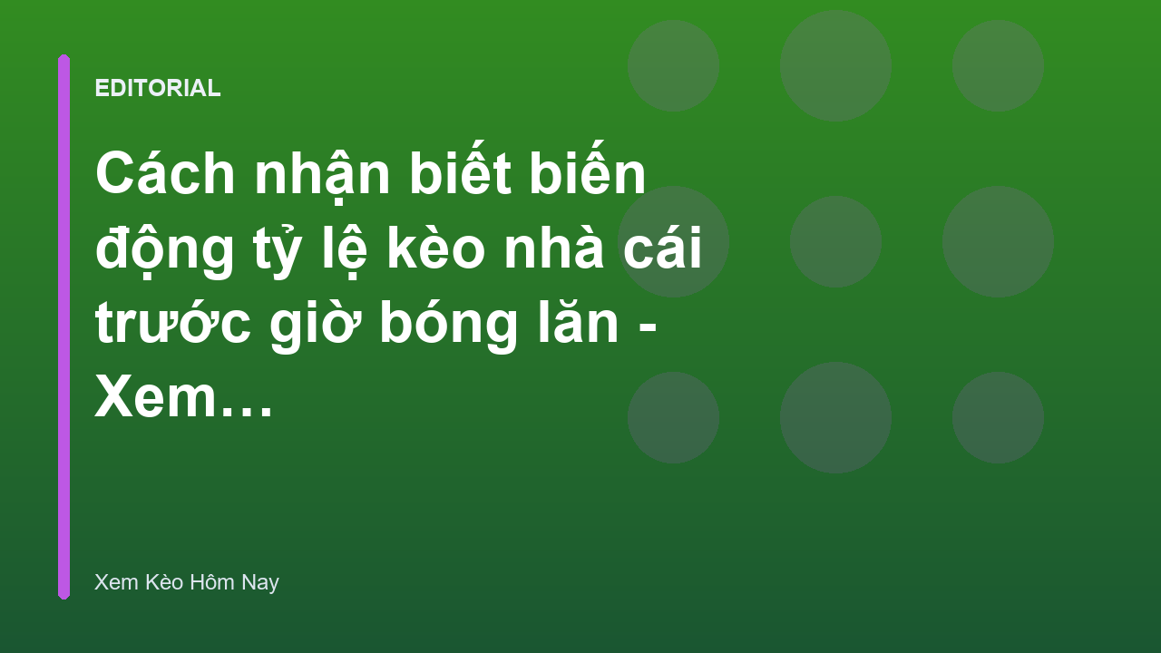 Biểu đồ minh họa biến động tỷ lệ kèo bóng đá
