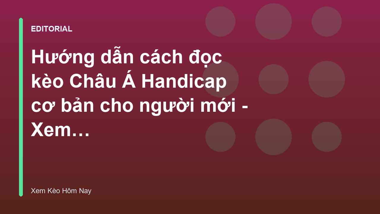 Bảng tỷ lệ kèo bóng đá cơ bản